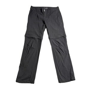 Columbia Saturday Trail Convertible Hiking Pants Women's 8 Short Black AK8120